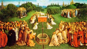 lamb on alter