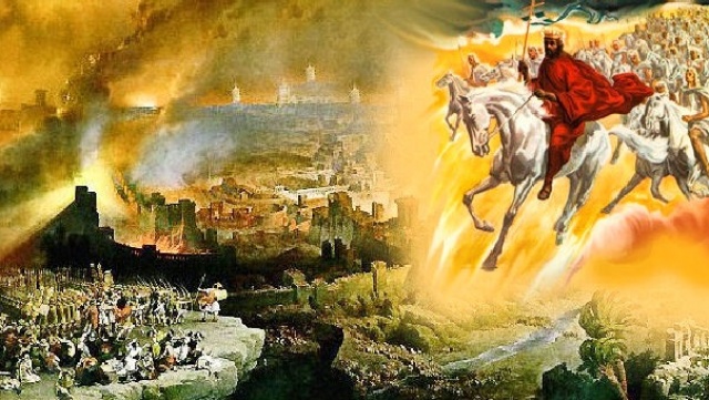 Christ coming in glory